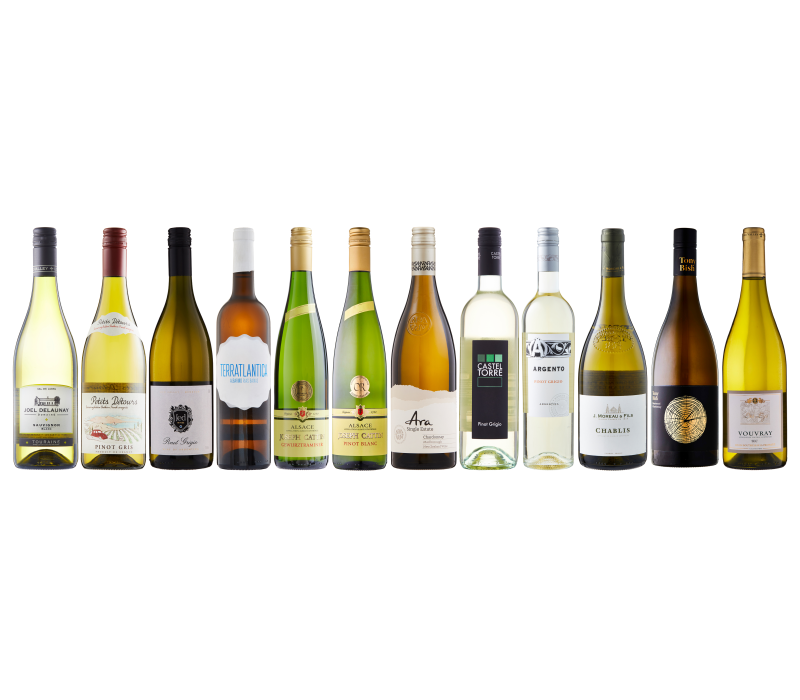 Imported White Wines Pre-Selected Dozen - Better Buy The Dozen